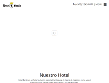 Tablet Screenshot of hotelberlin.com.sv